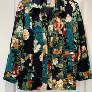 Chico's Beautiful Floral Jacket